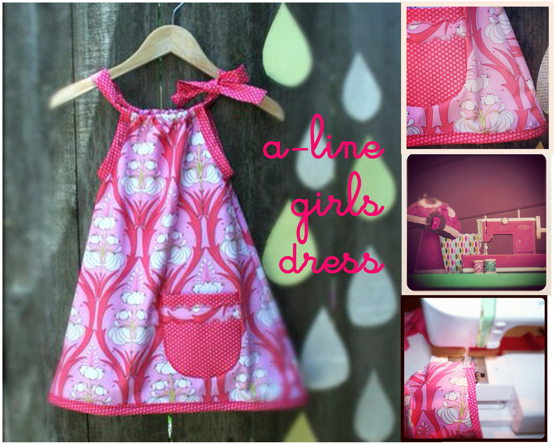 diy craft: how to sew an a-line girls ...