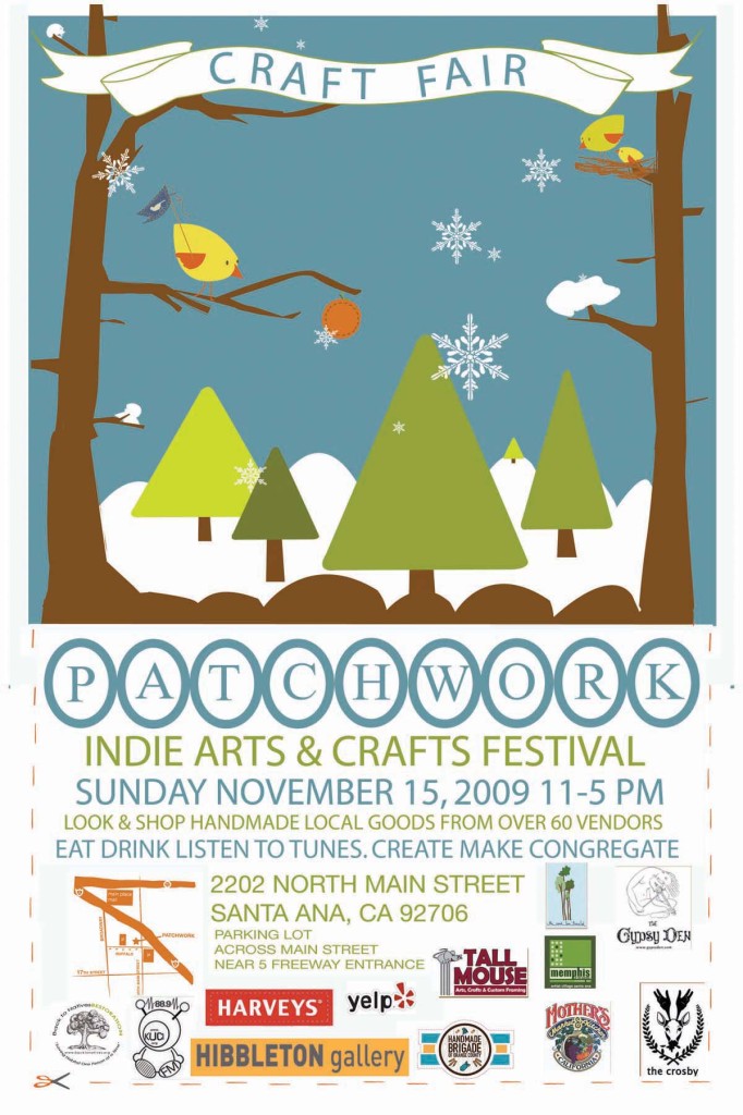 4-fall-2009-patchwork-show-poster-indie-craft-show-fair-festival