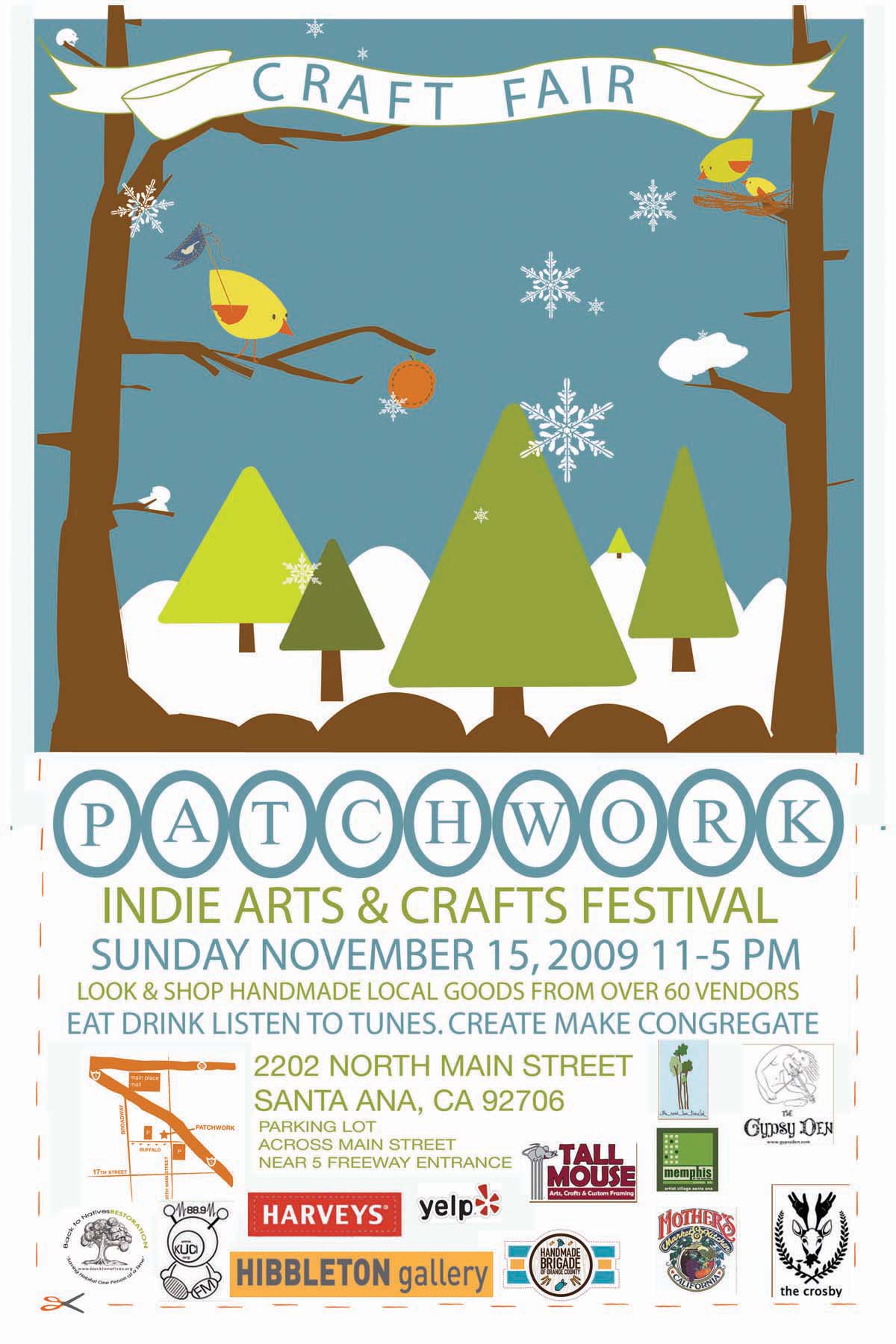 patchwork show: indie craft fair posters - Dear Handmade Life