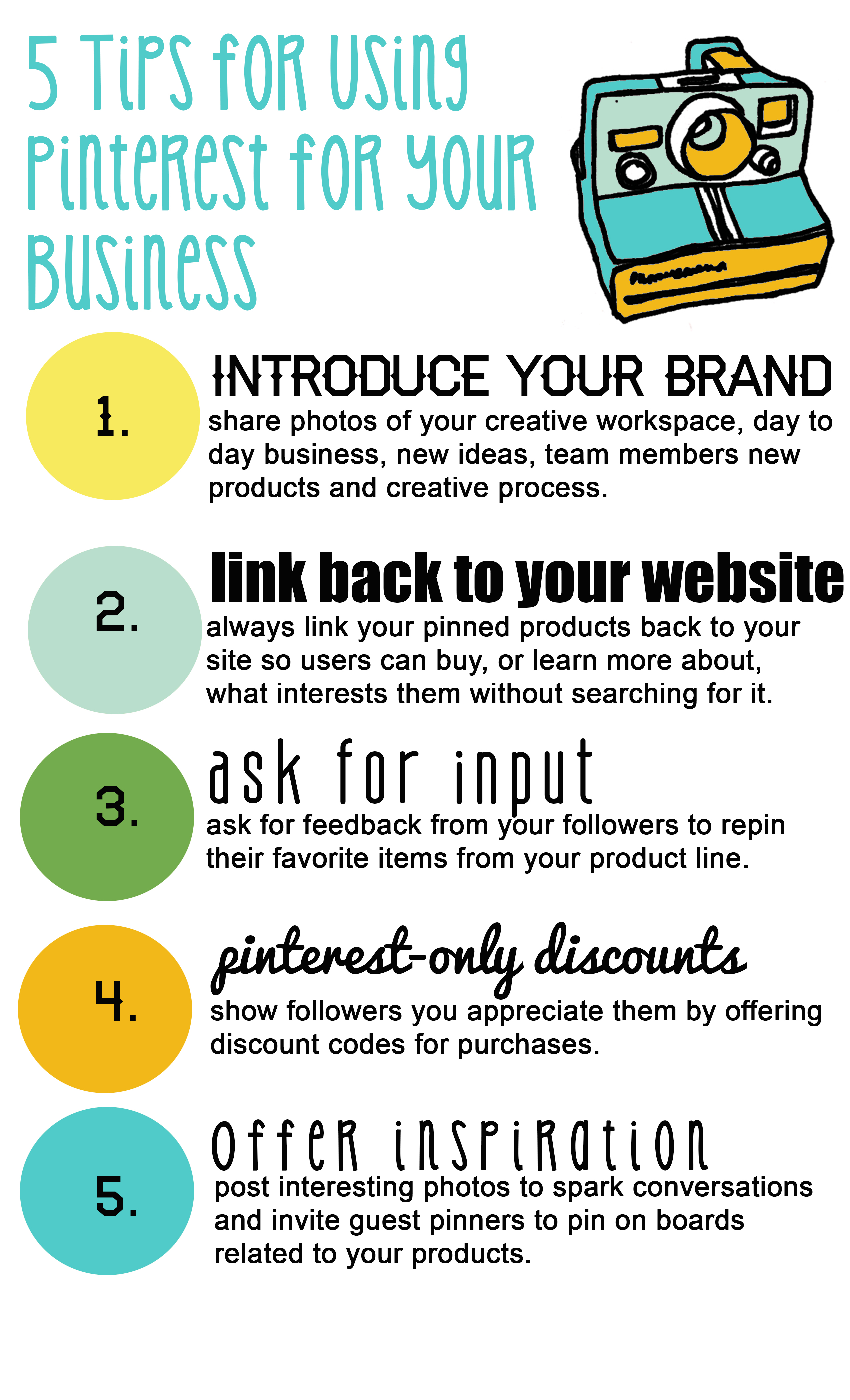 five tips for using pinterest for your business