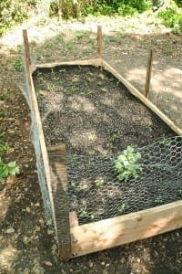 how to build a wooden raised bed planter box