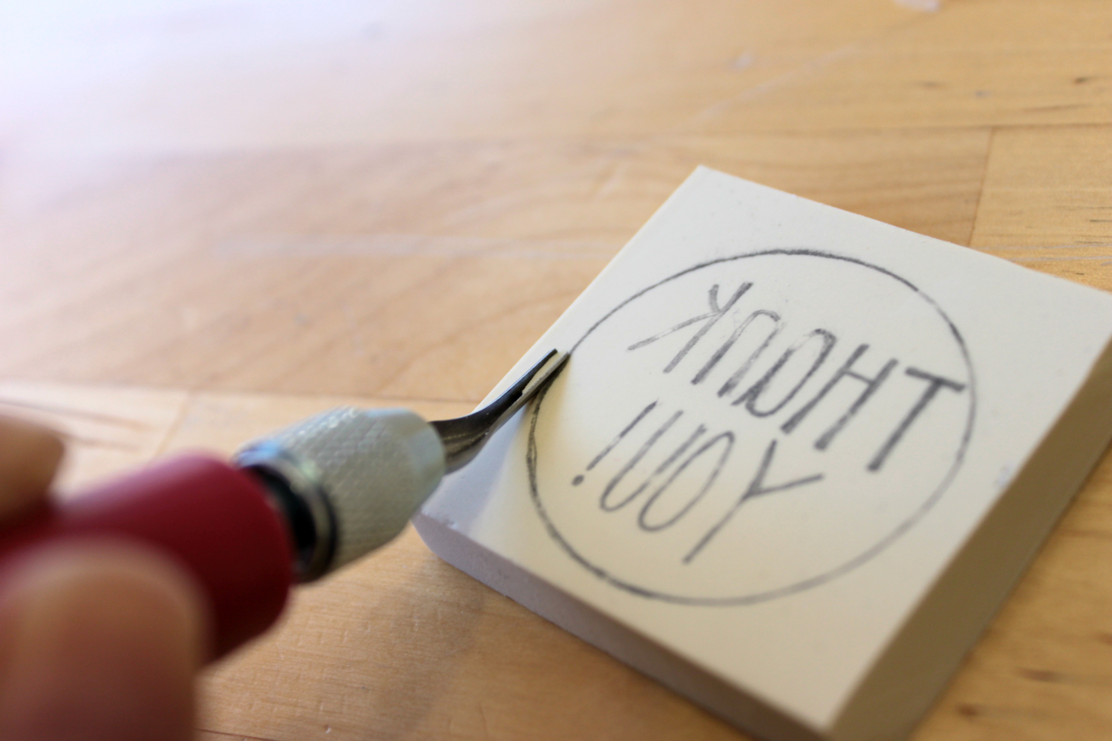 How To Make A DIY Carved Rubber Stamp Dear Handmade Life