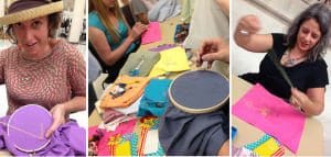 Craftcation Conference Workshops - Stress Free Embroidery