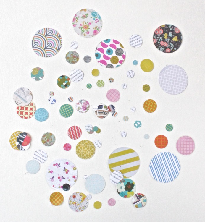 How to Make DIY Circle Confetti Coasters with Sizzix from Dear Handmade Life