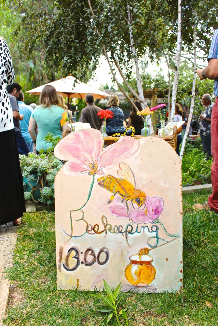 honey party wooden sign from dear handmade life backyard bees