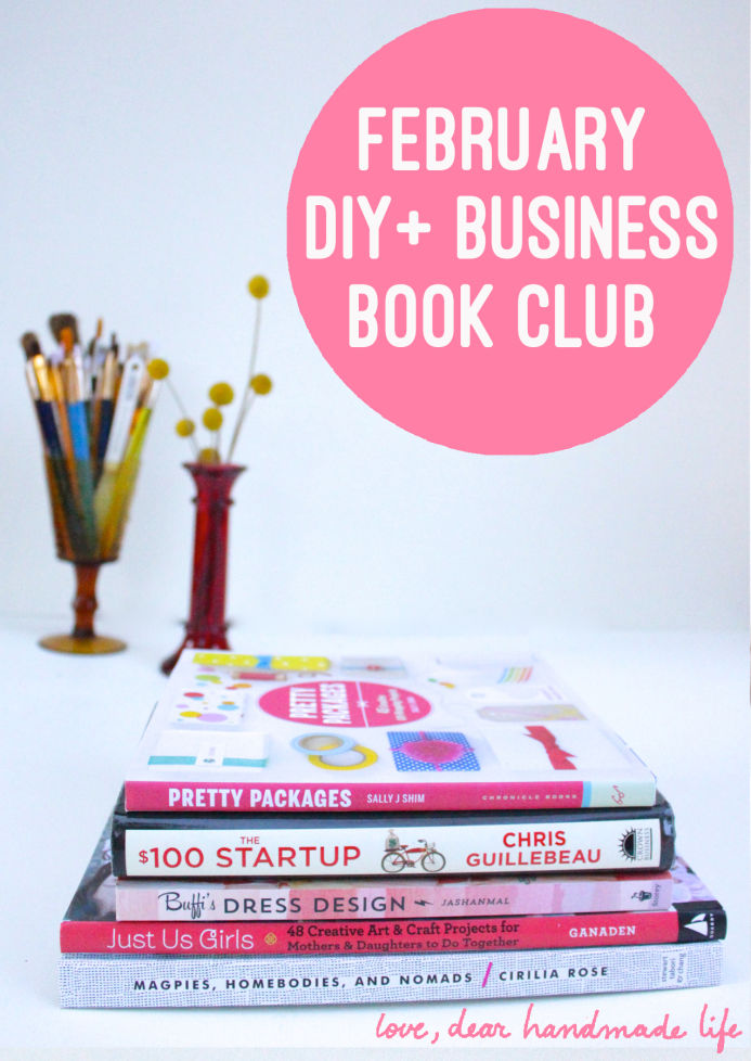 dear handmade life diy, craft and business book club