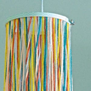 How to Make a Yarn Chandelier