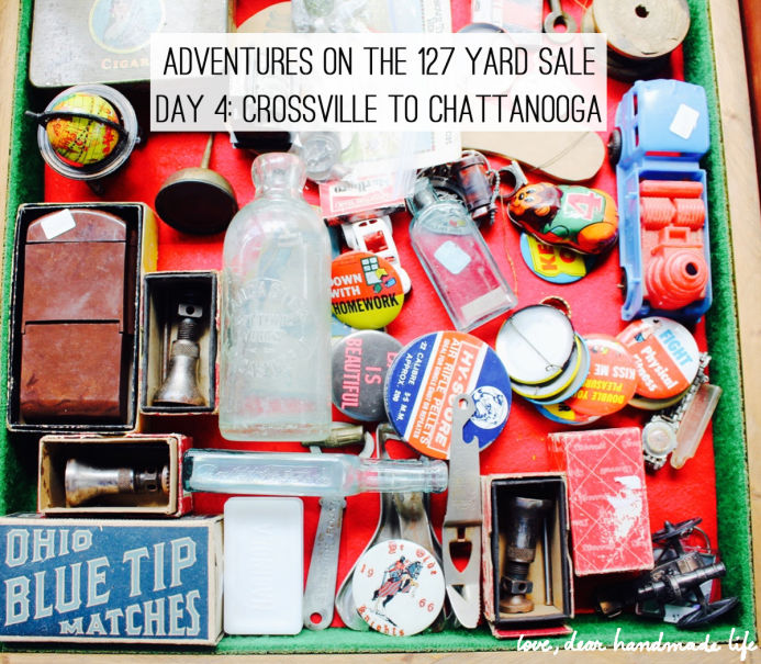 Adventures on the 127 yard sale - Day 4- Crossville to Chattanooga from Dear Handmade Life