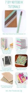7 DIY notebook tutorials from Dear Handmade Life