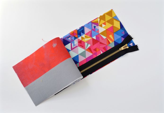 DIY neon painted wallet from Dear Handmade Life