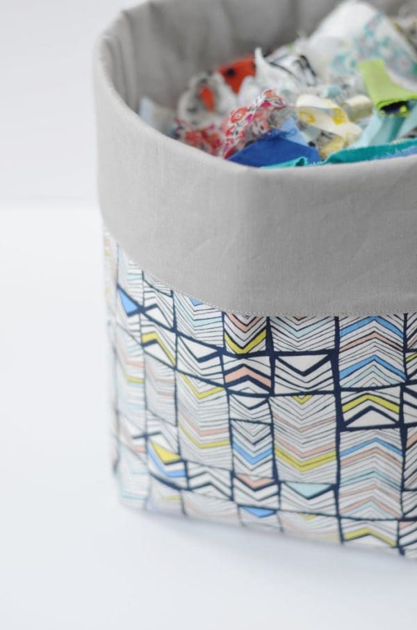 DIY Fabric Bucket Dear Handmade Life