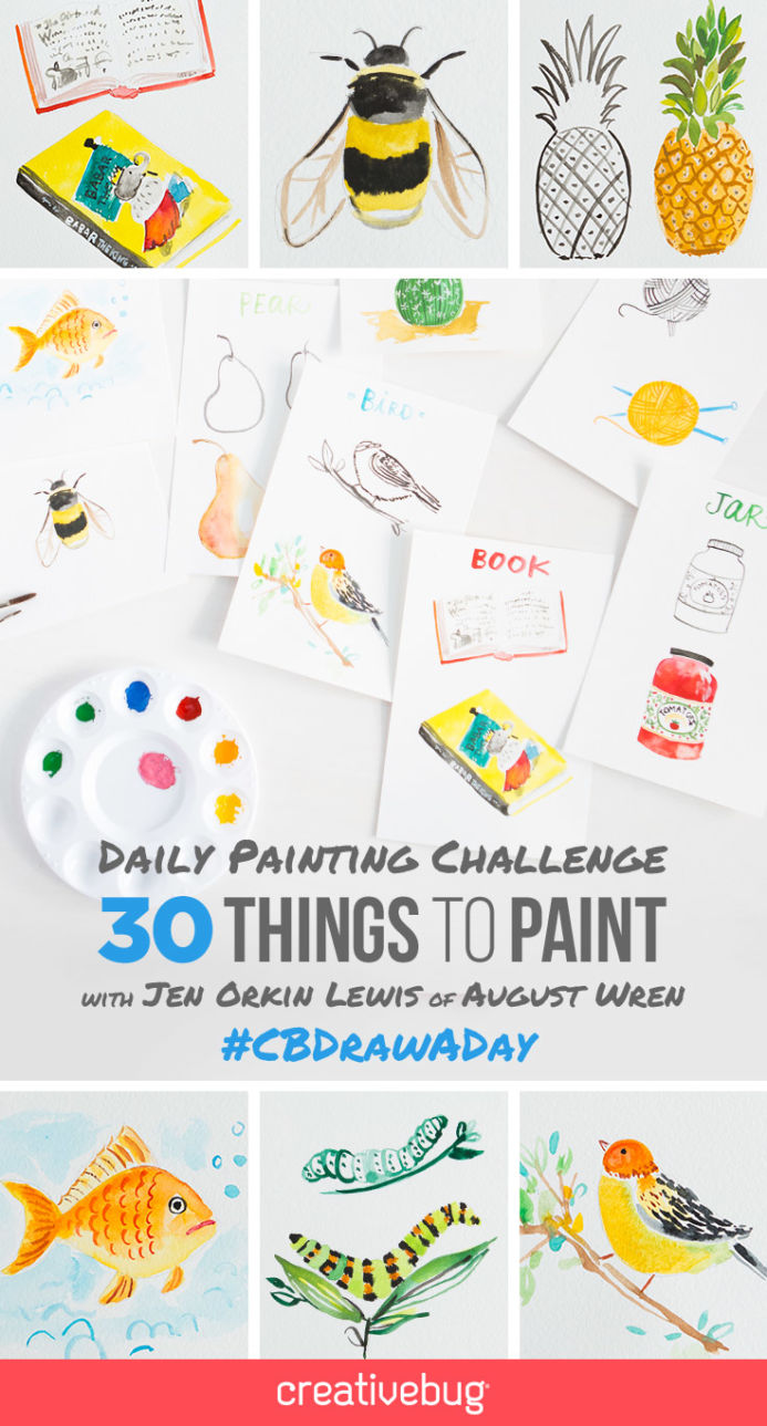 Creativebug painting a day challenge