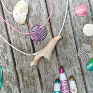 DIY Seashell Necklaces