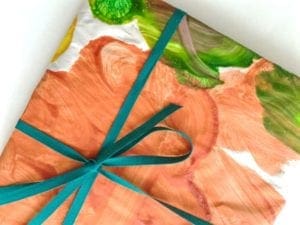 DIY Finger Painted Gift Wrap from Dear Handmade Life