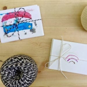 DIY Holiday Gift Idea: Notecard Sets of Your Child’s Artwork