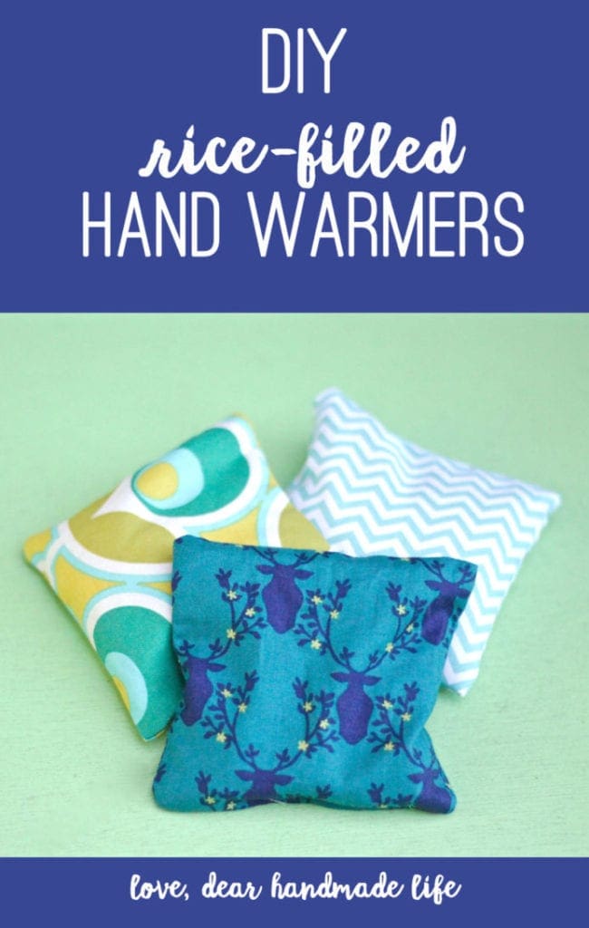 DIY ricefilled hand warmers Dear Handmade Life