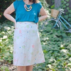 How to sew a one-hour A-line skirt
