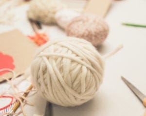 craftcation ball of yarn