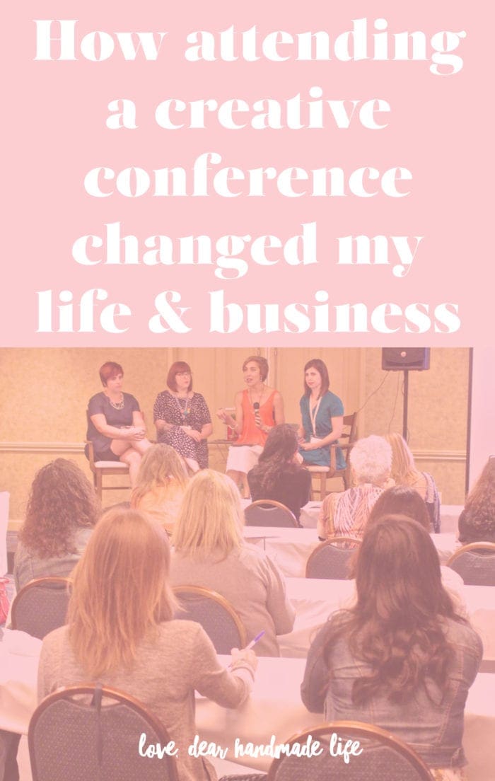 How attending a creative conference changed my life and business from Dear Handmade Life