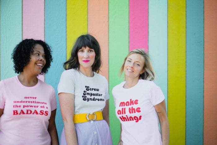 Never underestimate the power of a badass shirt from Dear Handmade Life