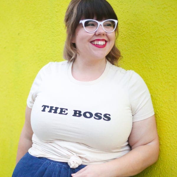 The Boss shirt creme from Dear Handmade Life