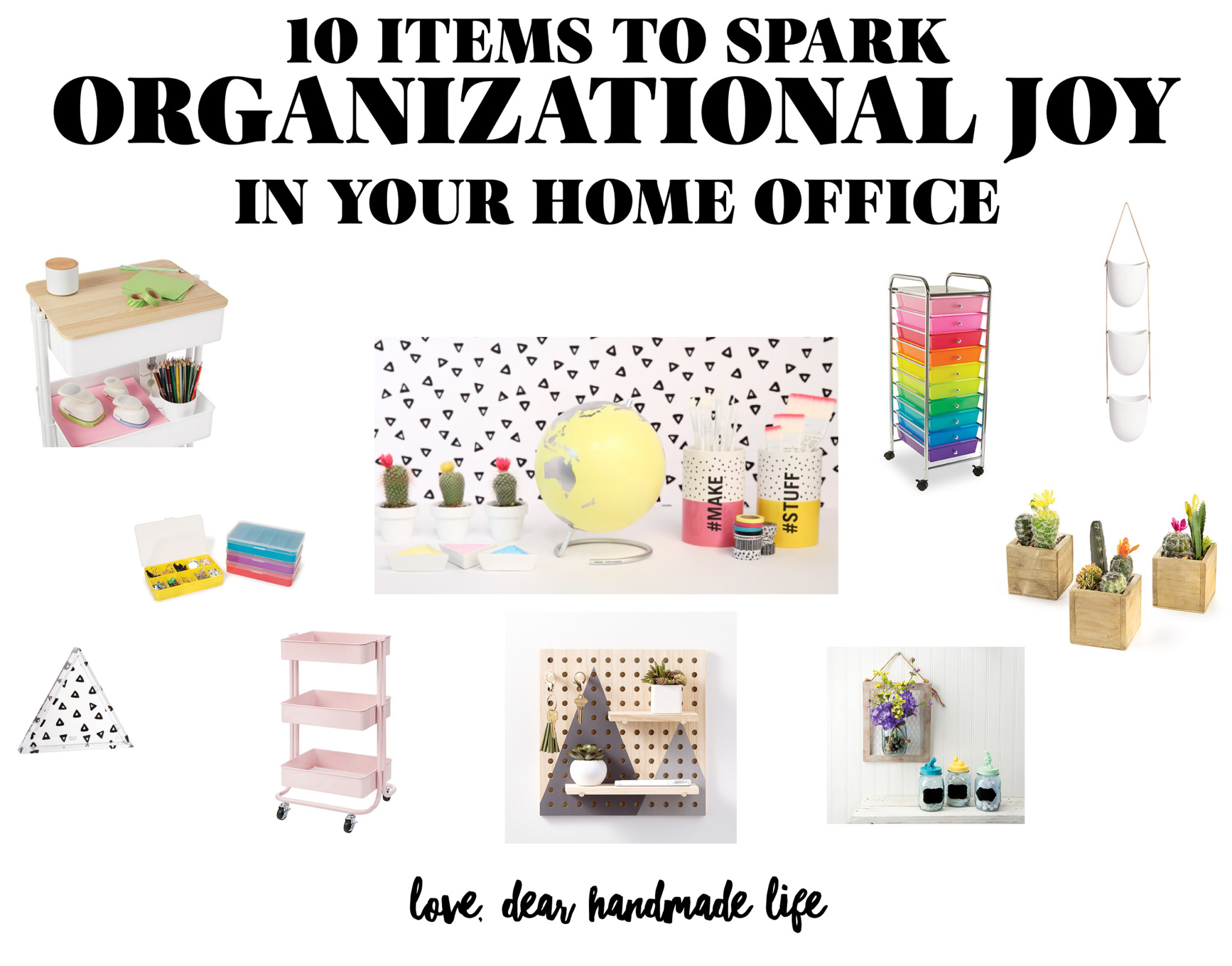 10 Items to Spark Organizational Joy in Your Home Office