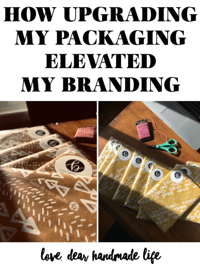 How upgrading my packaging elevated my branding Dear Handmade Life