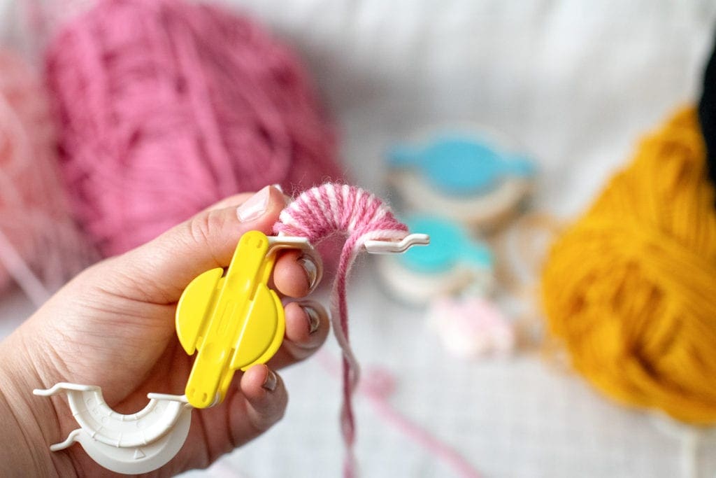 DIY Pom Pom Earrings - Dear Handmade Life