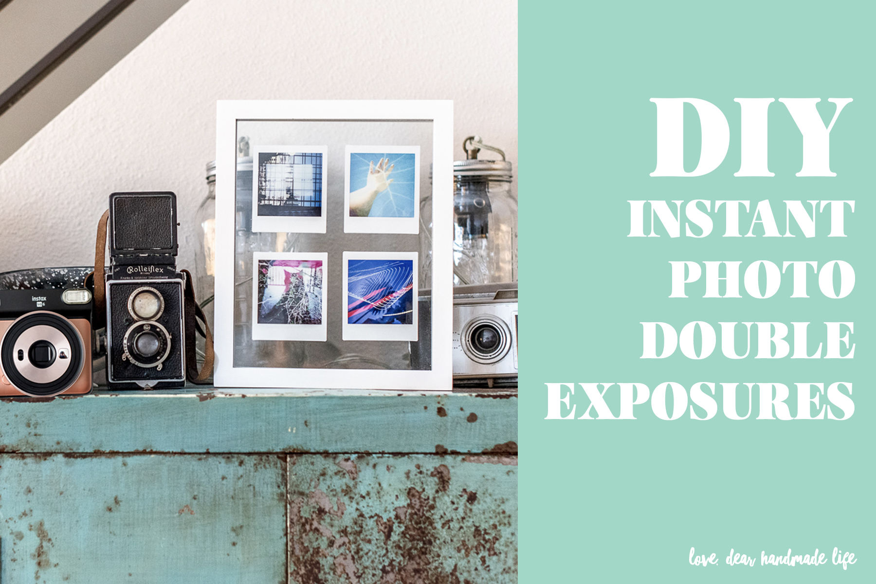 How to Capture Double Exposures on the Fuji Instax from Dear Handmade Life 2