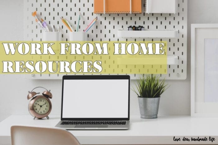 work from home resources Dear Handmade Life