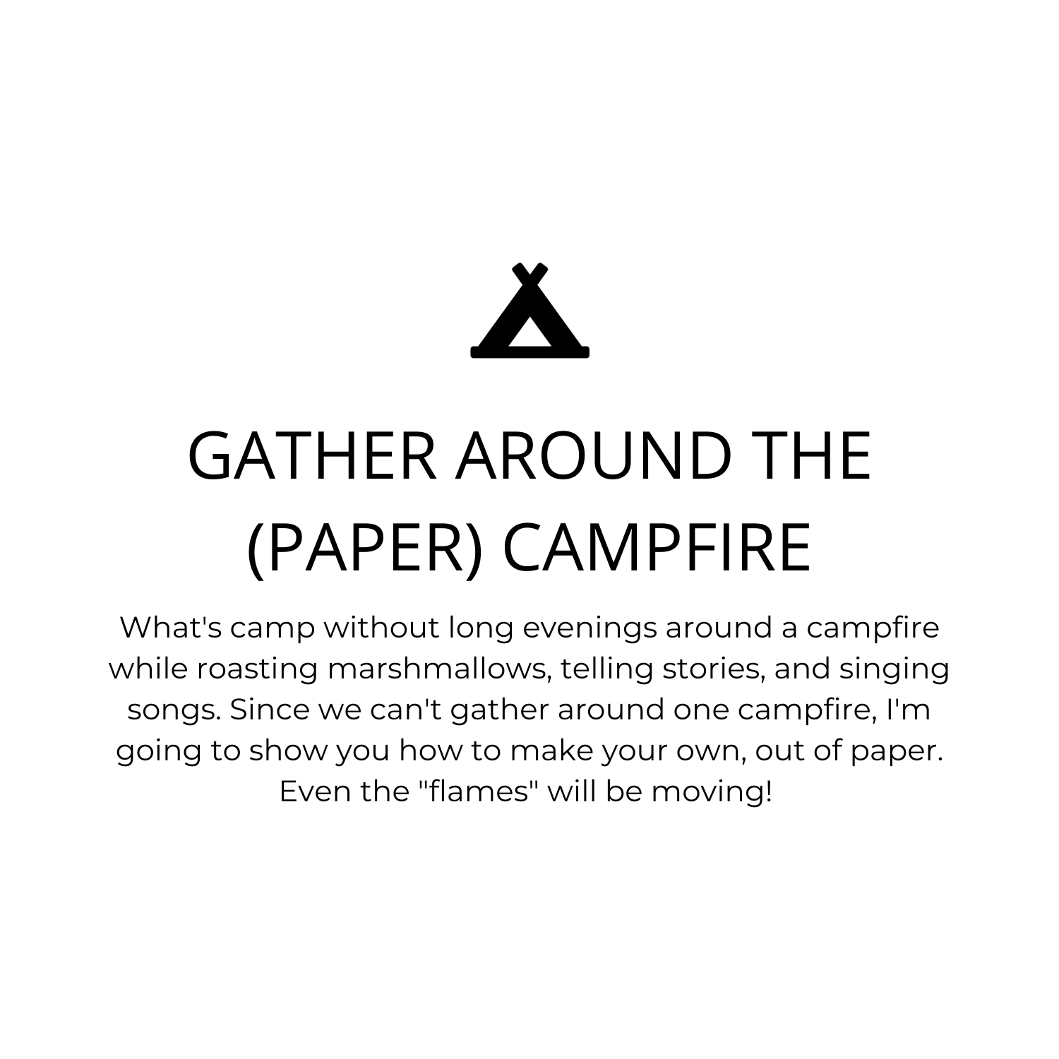 paper campfire